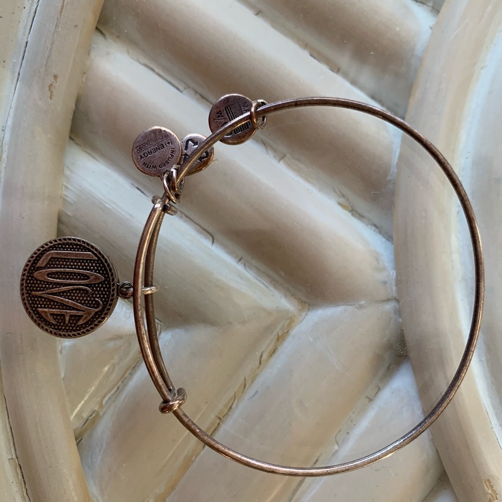 LOVE Sterling Silver Alex & Ani Bracelet